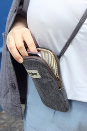 Sac pour téléphone Hindbag Bill - Gris Denim