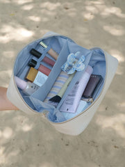 Sac à cosmétiques extensible Stackers - Avoine/Bleu