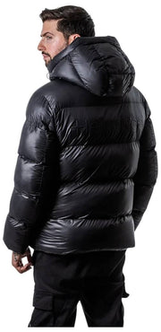 Helvetica Mountain Pioneers Doudoune à capuche Silver 2 - Noir