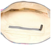 Petit sac banane en toile de coton Roka Mill Hill - Larges rayures multicolores