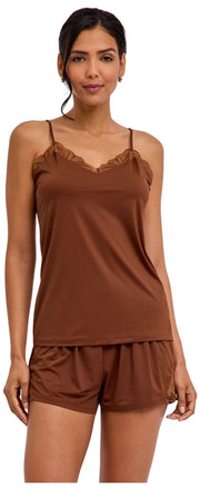 Haut de chemise Falke Delicate Touch - Deer Brown
