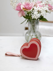 Boîte à bijoux de voyage Stackers Heart - Rouge