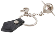 Vivienne Westwood Porte-clés Orb 3D - Noir/Argent