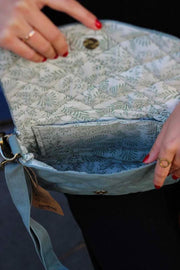 Sac à bandoulière matelassé Hindbag Margault - Vert sauge