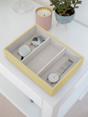 Couche d'accessoires pour montre Stackers Classic - Jaune beurre