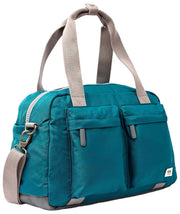 Petit sac de sport en toile recyclée Roka Gatwick - Bleu sarcelle profond