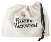 Vivienne Westwood Petite pochette plate zippée à motif croco - Noir