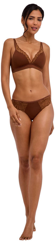 Soutien-gorge Falke Delicate Touch High Apex - Deer Brown
