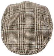 Casquette Plate Dents Stanwick Tweed - Marron