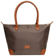Grand sac fourre-tout Alice Wheeler London Shoreditch - Marron chocolat