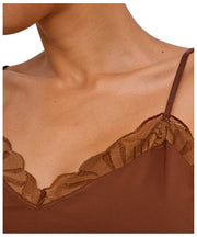 Haut de chemise Falke Delicate Touch - Deer Brown
