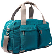Sac de sport Roka Gatwick en toile recyclée de taille moyenne - Bleu sarcelle profond