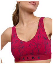 Falke Daily Comfort Print 2-Pack Bustier Bralette - Noir/Rouge