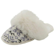 totes-toasties-fair-isle-knit-mule-slippers---blue-34475720