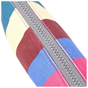 Roka Maida Vale Petite pochette en toile de coton - Larges rayures multiples