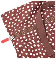 Sac à dos Roka Canfield B Medium en toile recyclée - Marron à pois