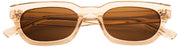 MessyWeekend Jenner Lunettes de lecture à lumière bleue - Marron/Beige pêche