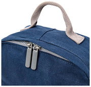 Petit sac à dos en toile de coton Roka Hampton - Bleu amiral