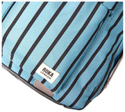 Petit sac de sport en toile recyclée Roka Gatwick - Rayure bleue