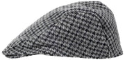 Casquette Plate Dents Blashford Tweed - Gris Charbon