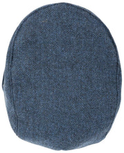 Casquette Plate en Tweed à Chevrons Dents Grafham - Marine Navy