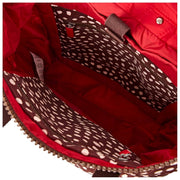 Sac à dos Roka Canfield B Medium en toile recyclée - Marron à pois