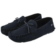 isotoner-herringbone-lined-moccasin-slippers---navy-34523512