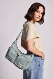 Sac à bandoulière multi-poches Hindbag Emile - Vert sauge
