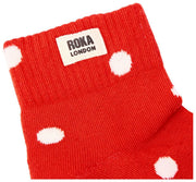 Chaussettes Roka Wembley - Pois Orange