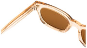 MessyWeekend Jenner Lunettes de lecture à lumière bleue - Marron/Beige pêche
