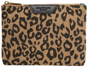 Pochette à imprimé animal Alice Wheeler London - Noir/Léopard