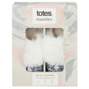 totes-toasties-fair-isle-knit-mule-slippers---blue-34475725