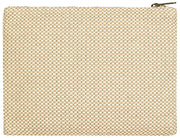 Pochette Zippée Moyenne Tissée Hindbag Ema - Beige Nude