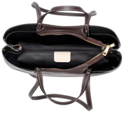 Elie Beaumont Origami Tote Bag - Marron Chocolat Foncé