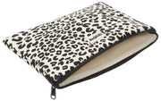 Housse pour ordinateur portable Hindbag Ava Medium 15 pouces - Léopard blanc cassé