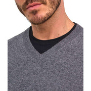 falke-pure-cashmere-v-neck-sweater---dark-grey-heather-35073089