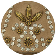 Sac Porte-Téléphone Campomaggi Siena Stud - Beige Glacé