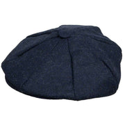 dents-langford-abraham-moon-plain-tweed-newsboy-cap---navy-34491088