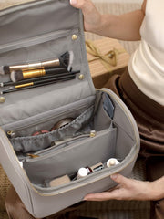 Grande trousse à maquillage Stackers - Taupe