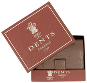 Portefeuille à deux volets avec porte-cartes Dents Aire - Marron chocolat