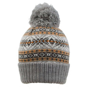 dents-jacquard-fair-isle-knitted-bobble-hat---dove-grey-34493013