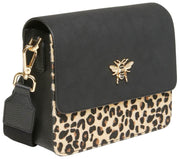 Alice Wheeler London Highbury Sac à bandoulière - Noir/Léopard