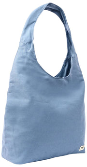 Roka Hoxton Grand sac à bandoulière en toile de coton - Bleu aviation