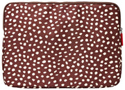 Étui pour ordinateur portable en toile recyclée Roka Brick Lane - Tache marron