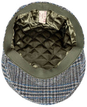 Casquette Plate Dents Stanwick Tweed - Bleu