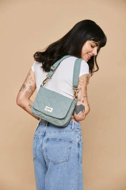 Sac à bandoulière matelassé Hindbag Margault - Vert sauge