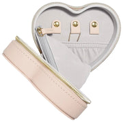 Boîte à bijoux de voyage Stackers Heart - Raphia Blush