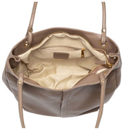 Sac Cabas Souple Courbé Elie Beaumont - Beige Vison