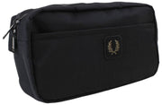 Fred Perry Sac à bandoulière en nylon froissé - Noir