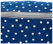 Sac banane en toile de coton Roka Mill Hill - Navy Polka Dot